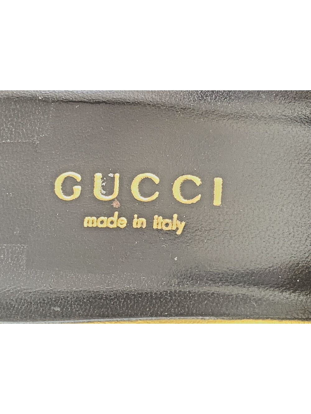 Authentic Gucci Webby Gold Metallic Quilted Leather Mules Slide Sandals 38.5 - Picture 15 of 15